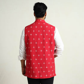 Pochampally Ikat Cotton Nehru Jacket