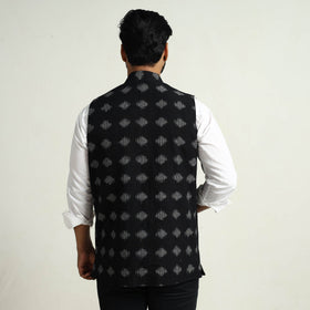 Pochampally Ikat Cotton Nehru Jacket