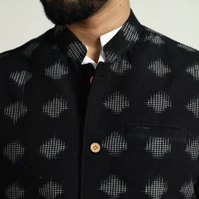 Pochampally Ikat Cotton Nehru Jacket
