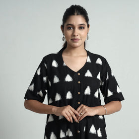 Buy Pochampally Double Ikat Weave Cotton Dress Online l iTokri.com