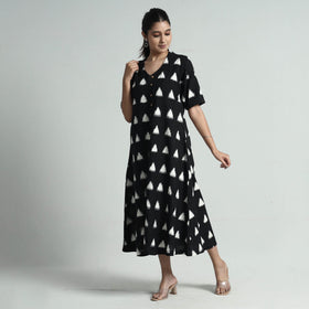 Buy Pochampally Double Ikat Weave Cotton Dress Online l iTokri.com