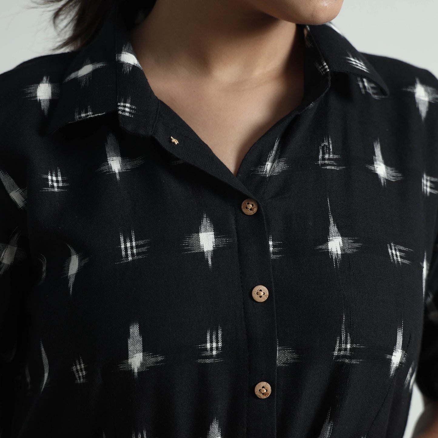 Buy Pochampally Double Ikat Weave Cotton Dress Online l iTokri.com