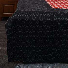 Pochampally ikat with bagh patch cotton bedsheet set 11