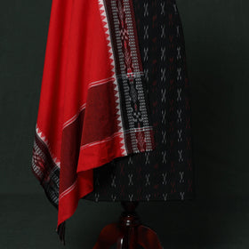Pochampally ikat cotton 2pc unstitched dress material
