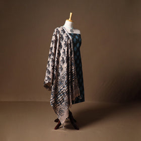 Pochampally ikat cotton 2pc unstitched dress material