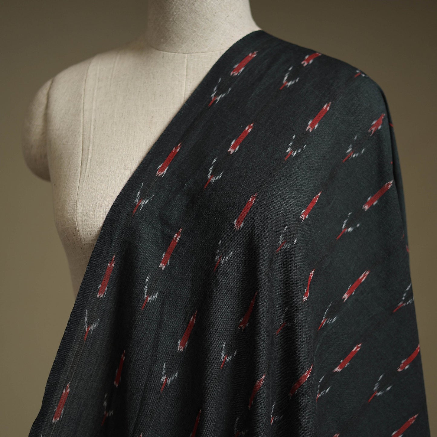 Pochampally ikat cotton fabric 01 - handcrafted