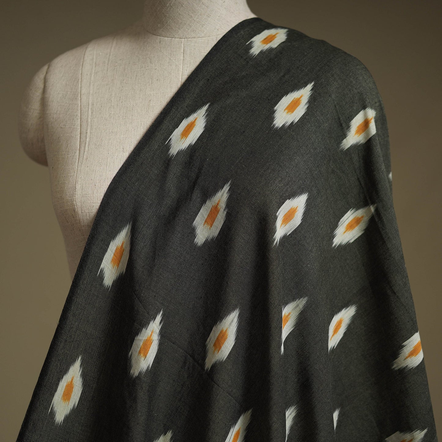 Pochampally ikat cotton fabric 10 - handcrafted