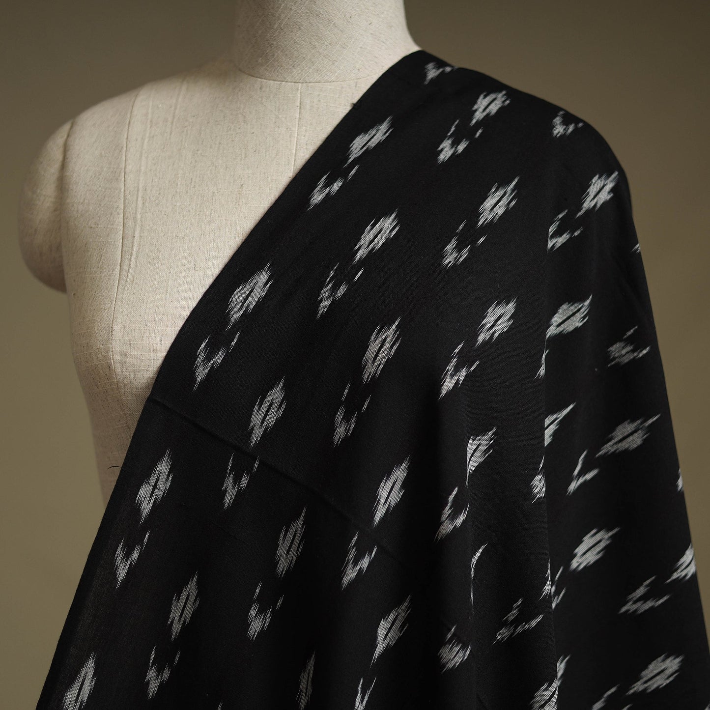 Pochampally ikat cotton fabric 20 - handcrafted