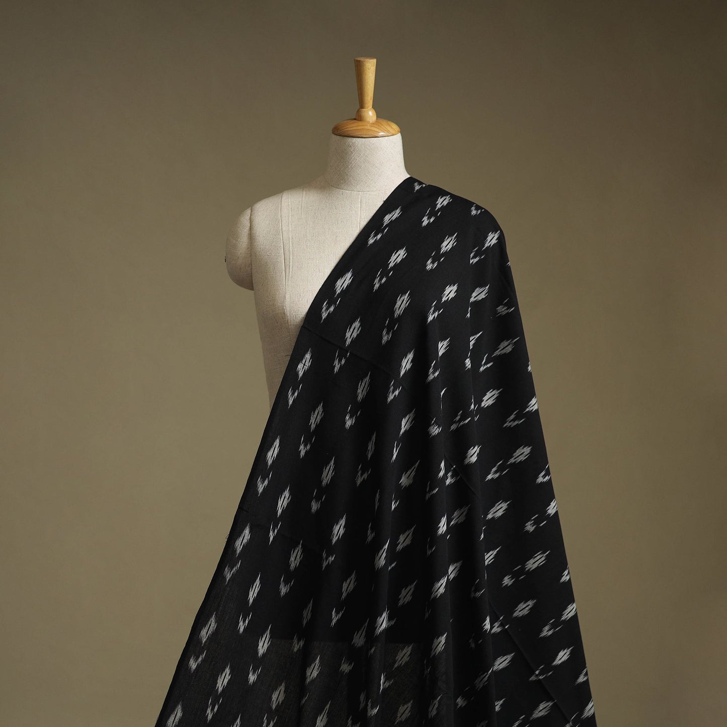 Pochampally ikat cotton fabric 20 - handcrafted