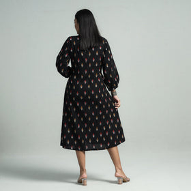 Buy Pochampally Ikat Cotton Flared Dress Online l iTokri.com
