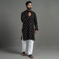  Pochampally Ikat Cotton Men Long Kurta 
