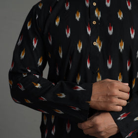  Pochampally Ikat Cotton Men Long Kurta 