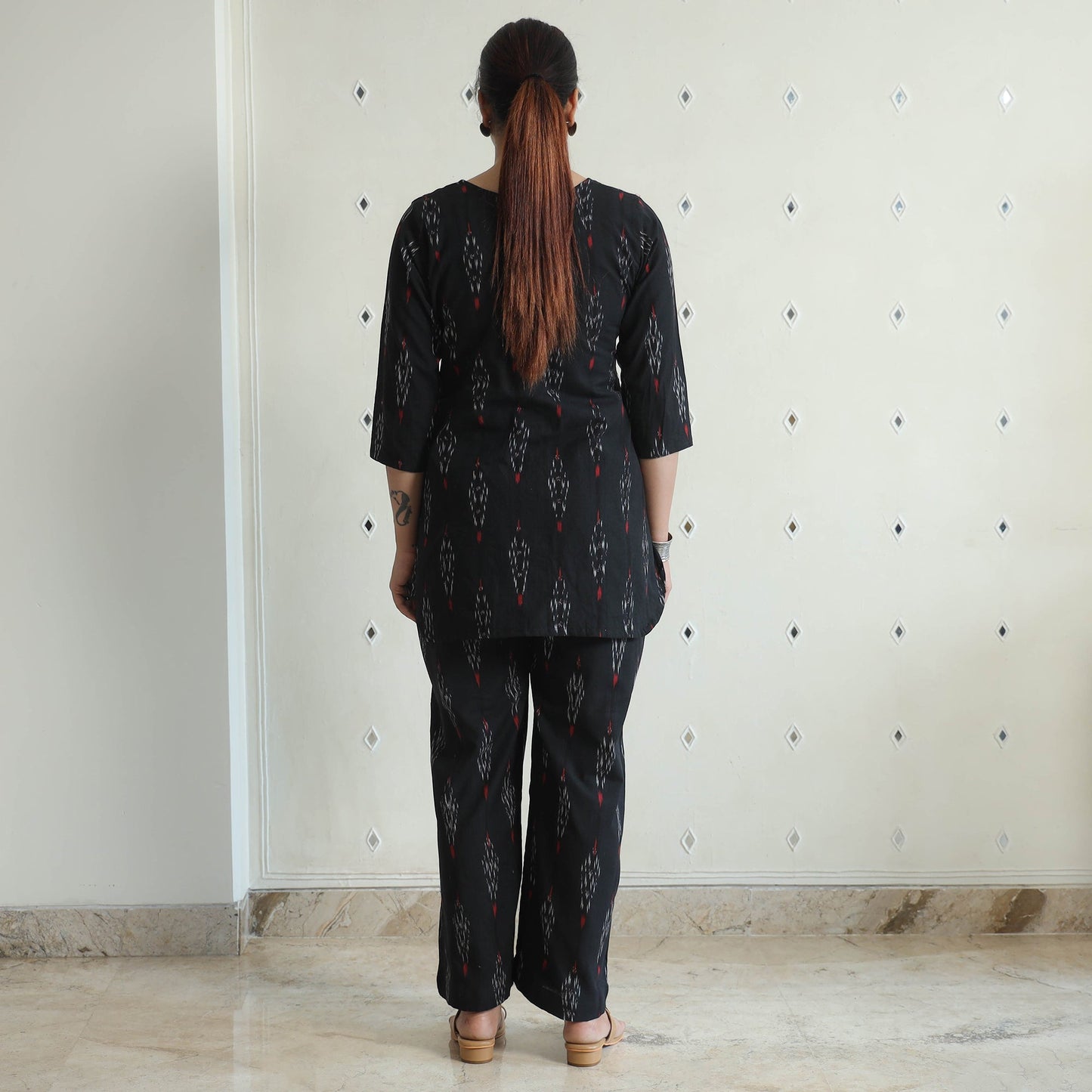 Buy Pochampally Ikat Cotton Co-Ord Set 04 Online at iTokri.com
