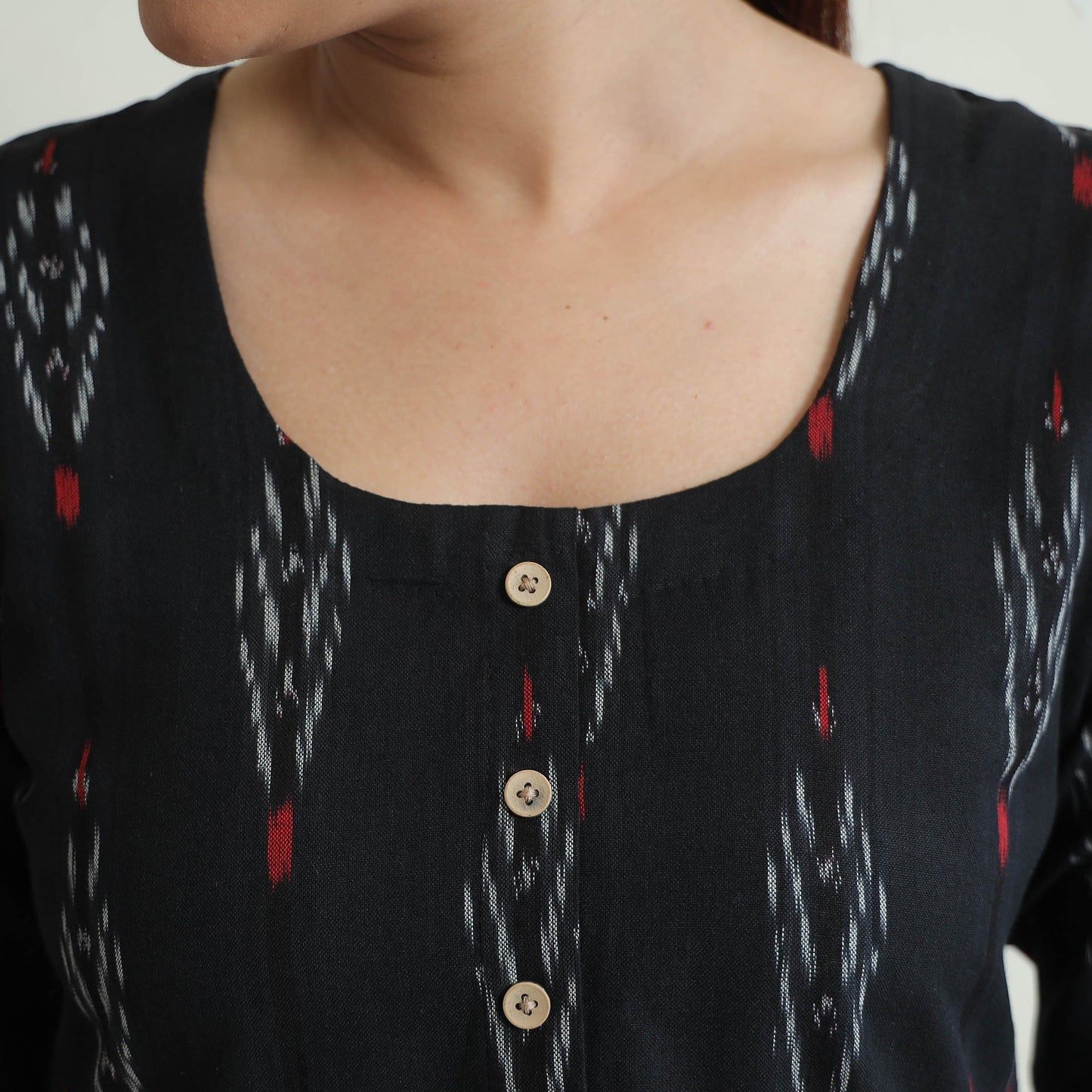Buy Pochampally Ikat Cotton Co-Ord Set 04 Online at iTokri.com