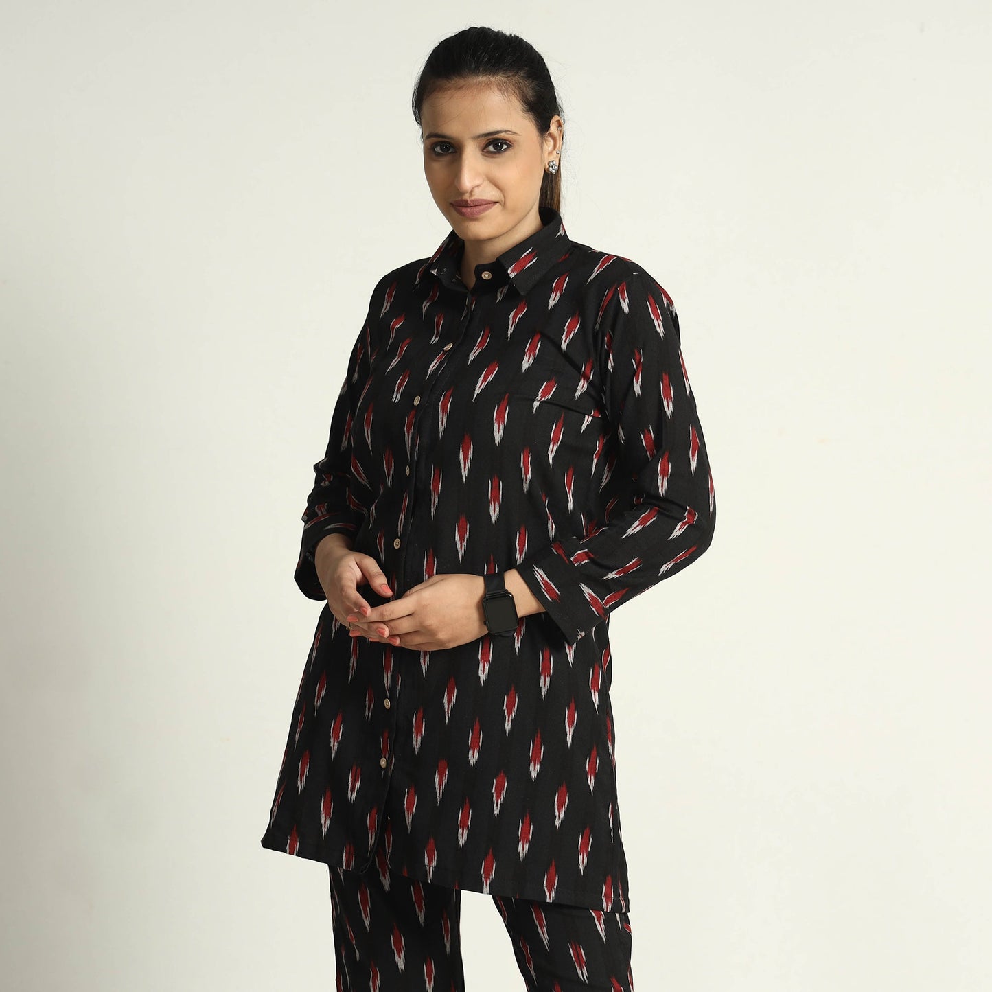  Pochampally Ikat Cotton Co-Ord Set 