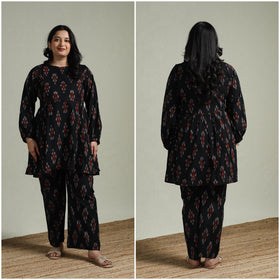 Pochampally ikat cotton co-ord set for women 05