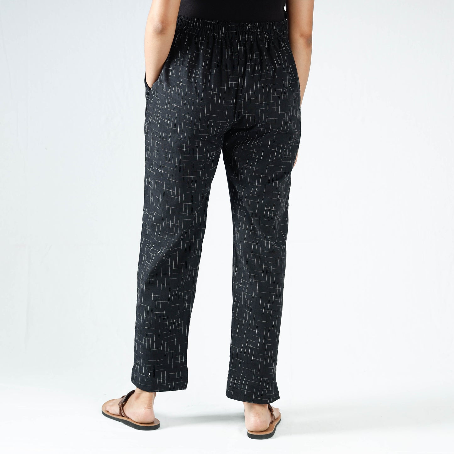 Buy Pochampally Ikat Cotton Tapered Pant for Women Online at iTokri.com