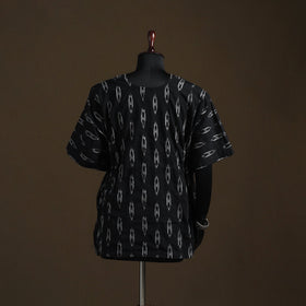 Pochampally ikat gota work cotton kaftan (short) 29