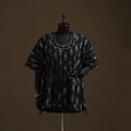 Pochampally ikat gota work cotton kaftan (short) 29