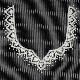 Pochampally Ikat Hand Embroidery Cotton Blouse Piece