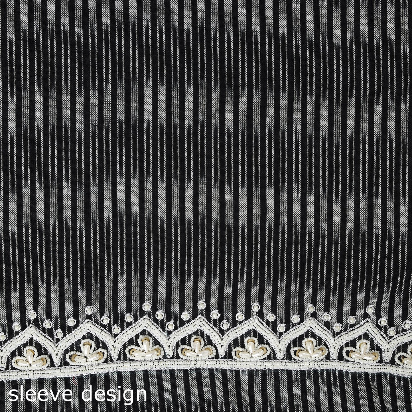 Pochampally Ikat Hand Embroidery Cotton Blouse Piece