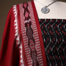 Pochampally ikat handloom mercerised cotton 2pc unstitched
