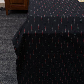 Black - pochampally ikat with kalamkari patch cotton