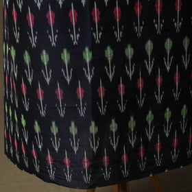 Pochampally ikat mercerised cotton 2pc unstitched dress