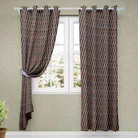  Pochampally Ikat Pure Cotton Fabric Door Curtain Online at iTokri.com