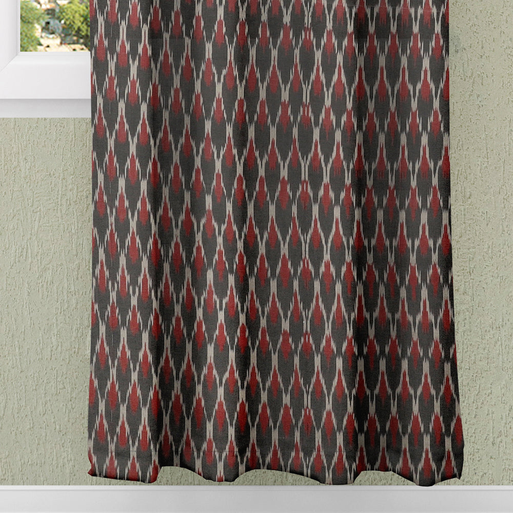  Pochampally Ikat Pure Cotton Fabric Door Curtain Online at iTokri.com