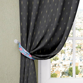  Pochampally Ikat Pure Cotton Fabric Door Curtain 