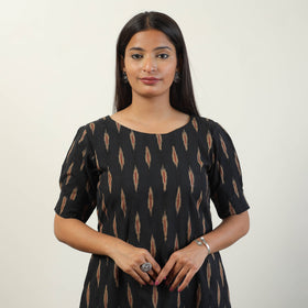  Pochampally Ikat Weave Cotton Dress 01 