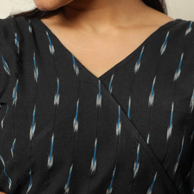 Buy  Pochampally Ikat Weave Cotton Dress with Belt 19 Online l iTokri.com