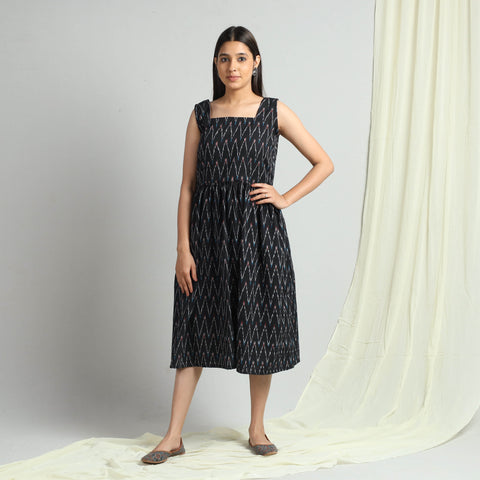 Buy Pochampally Ikat Weave Cotton Dress Online l iTokri.com