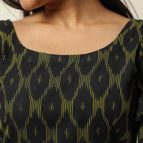  Pochampally Ikat Weave Cotton Flared Dress 16 