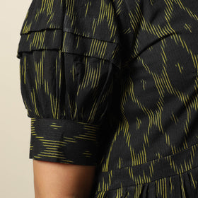  Pochampally Ikat Weave Cotton Flared Dress 16 