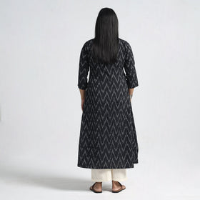 Buy Pochampally Ikat Weave Cotton A-Line Kurta 16 Online at iTokri.com