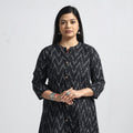 Buy Pochampally Ikat Weave Cotton A-Line Kurta 16 Online at iTokri.com