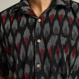 Buy Pochampally Ikat Weave Cotton Men Half Sleeve Shirt 08 Online at iTokri.com