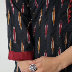   Pochampally Ikat Weave Cotton Straight Kurta 07 