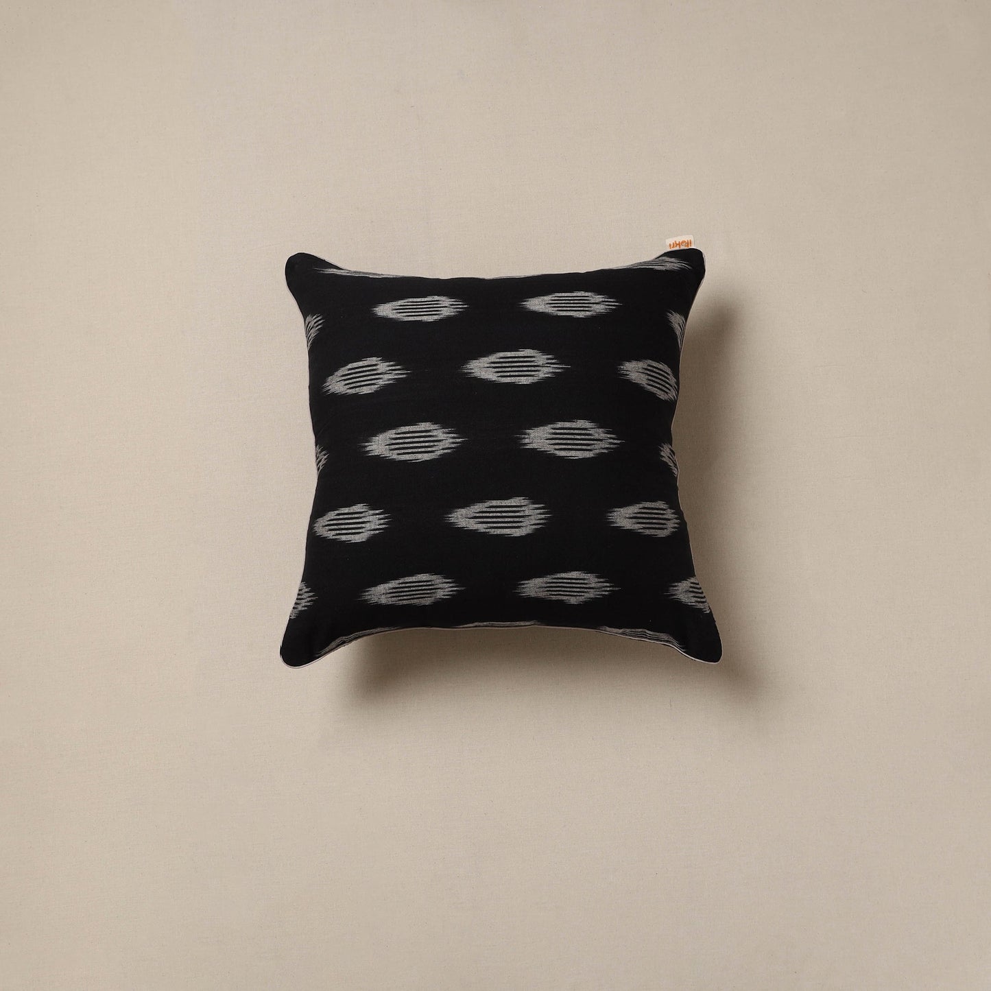 Pochampally ikat weave cushion cover 35 - handcrafted
