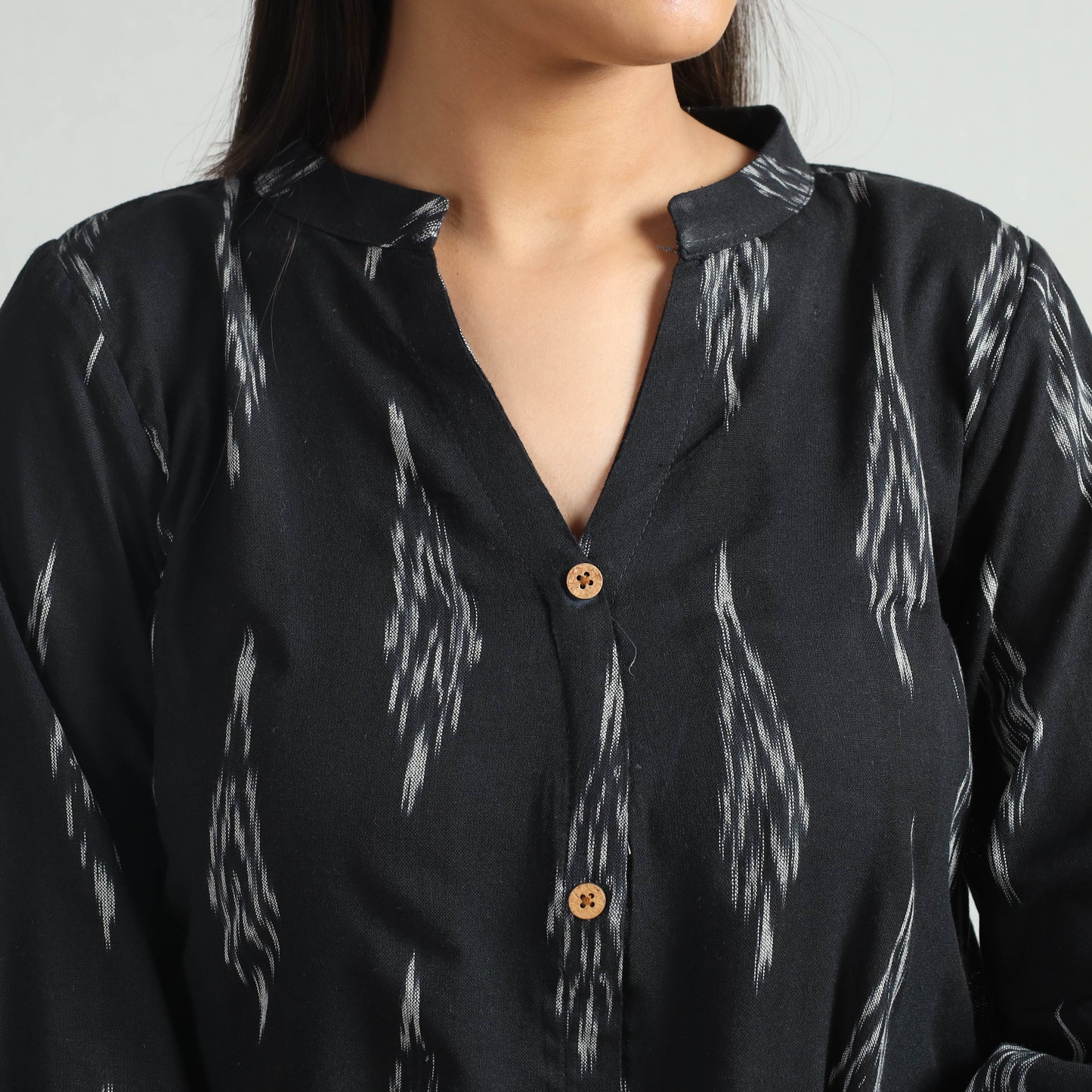 Buy Pochampally Ikat Weave Flare Cotton Dress Online l iTokri.com