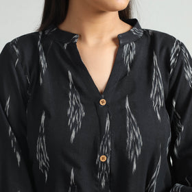 Buy Pochampally Ikat Weave Flare Cotton Dress Online l iTokri.com