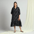 Buy Pochampally Ikat Weave Flare Cotton Dress Online l iTokri.com