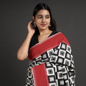 Buy Pochampally Ikat Weave Handloom Cotton Saree l iTokri.com
