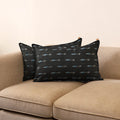Pochampally ikat weave pillow covers (set of 2) 15