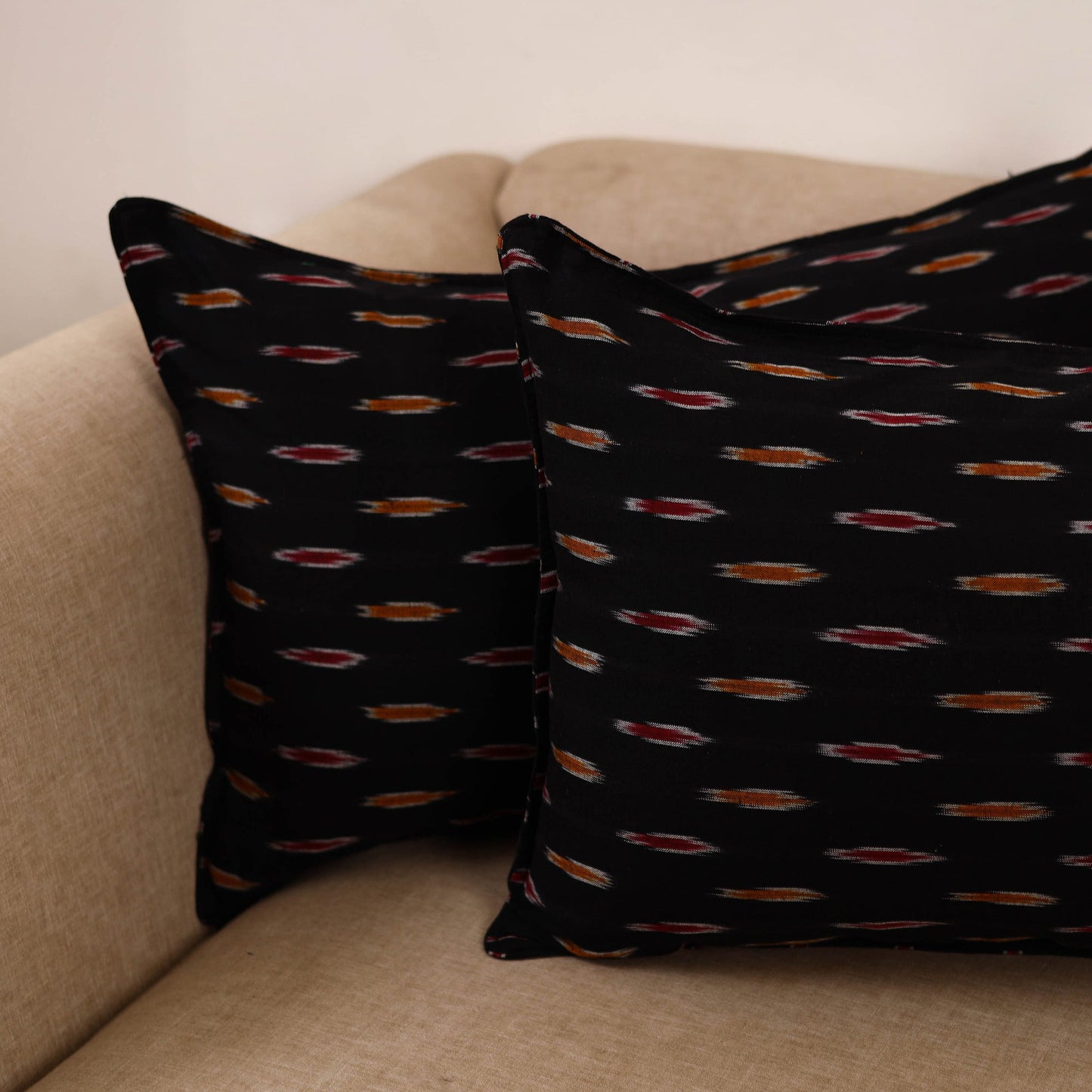 Pochampally ikat weave pillow covers (set of 2) 29