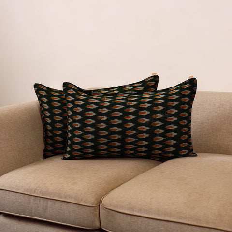 Pochampally ikat weave pillow covers (set of 2) 33