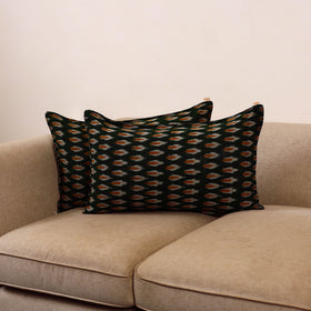 Pochampally ikat weave pillow covers (set of 2) 33