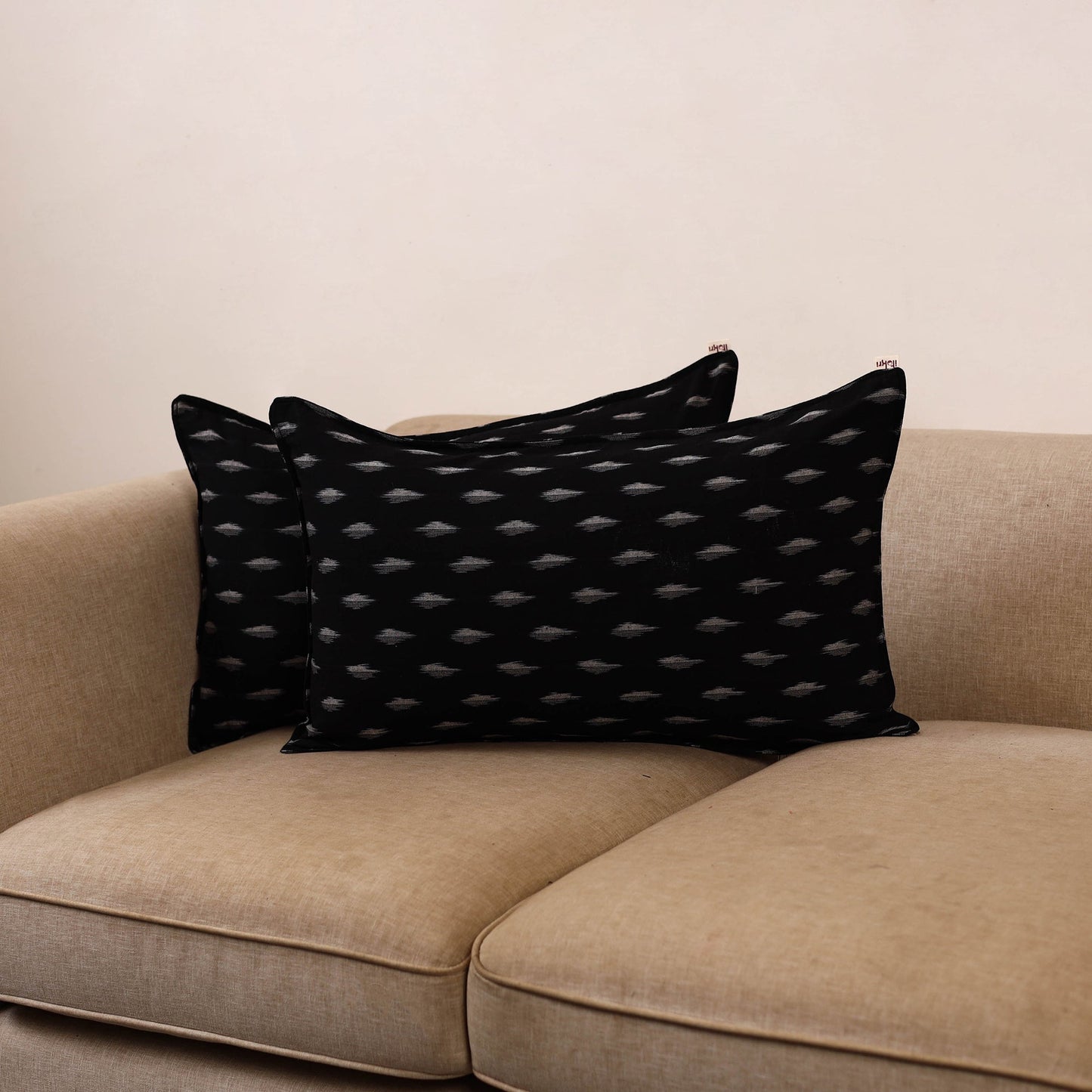 Pochampally ikat weave pillow covers (set of 2) 37